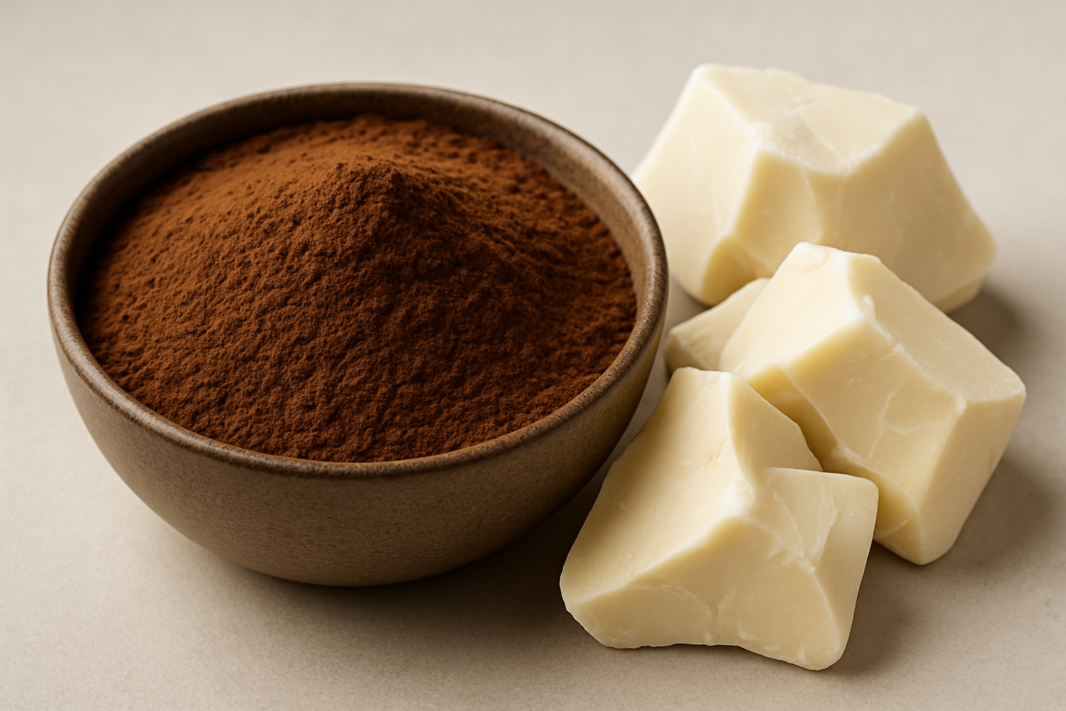 POUDRE ET BEURRE DE CACAO